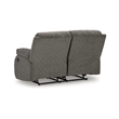 Signature Design by Ashley Scranto Gray Reclining Loveseat