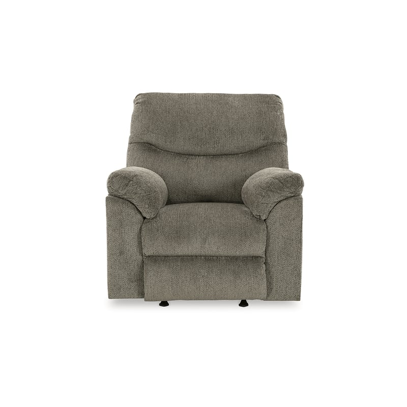 Signature Design by Ashley Alphons Putty Recliner with Pull-Tab Reclining Motion