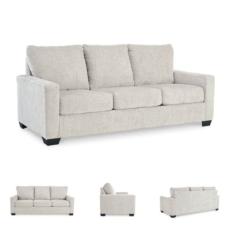 Signature Design by Ashley Rannis White Queen Sofa Sleeper
