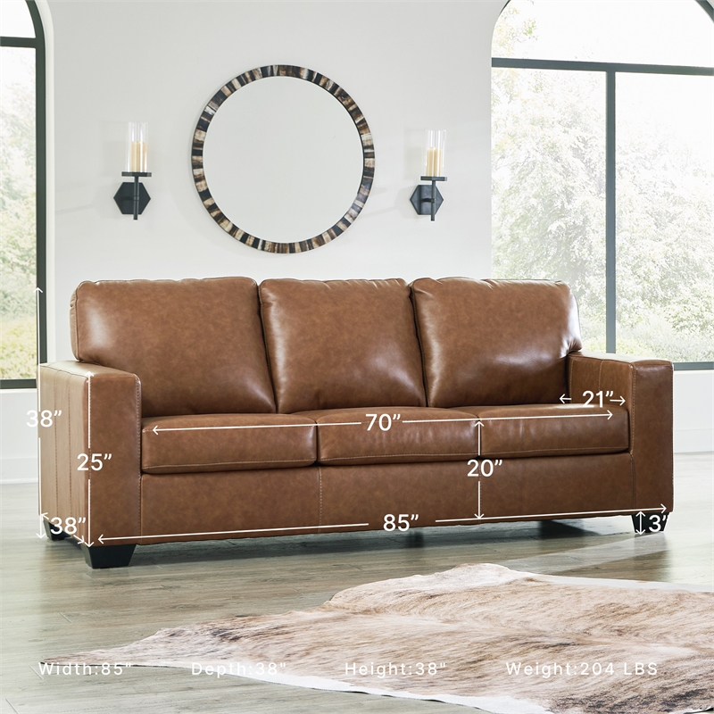 Signature Design by Ashley Bolsena Caramel Queen Sofa Sleeper