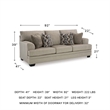 Signature Design by Ashley Stonemeade Taupe Queen Sofa Sleeper