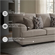 Signature Design by Ashley Stonemeade Taupe Queen Sofa Sleeper