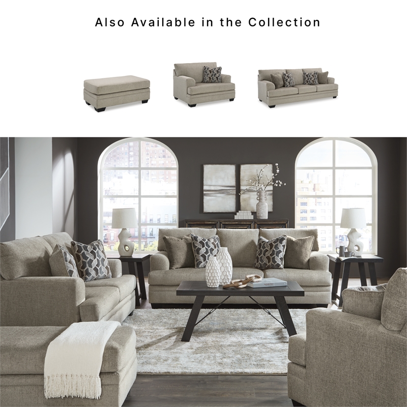 Signature Design by Ashley Stonemeade Taupe Queen Sofa Sleeper
