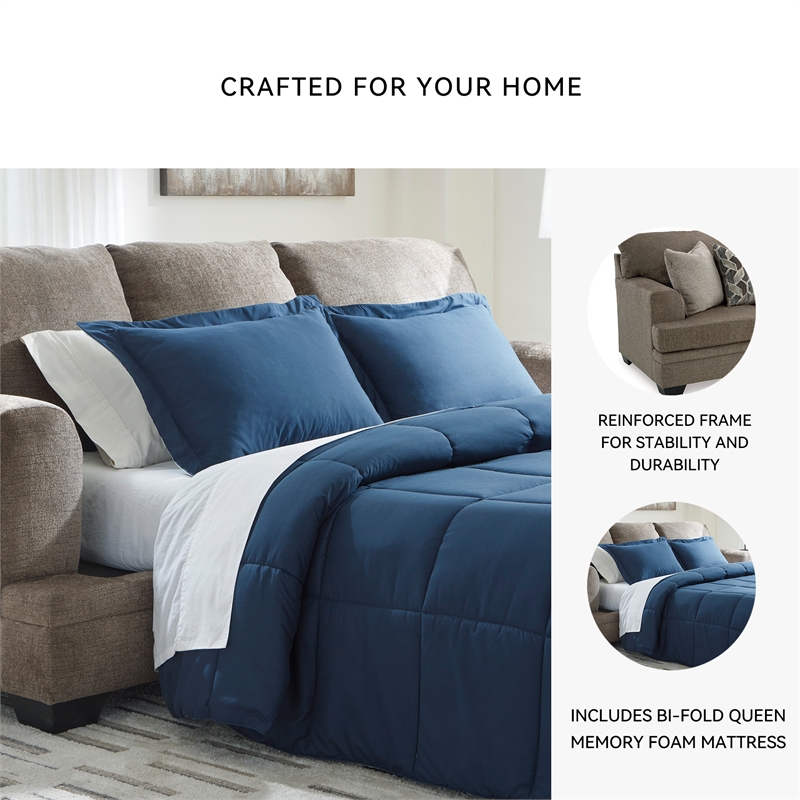 Signature Design by Ashley Stonemeade Nutmeg Queen Sofa Sleeper