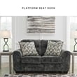 Signature Design by Ashley Lonoke Gunmetal Loveseat