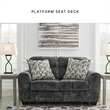 Signature Design by Ashley Lonoke Gunmetal Loveseat