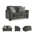 Signature Design by Ashley Lonoke Gunmetal Loveseat