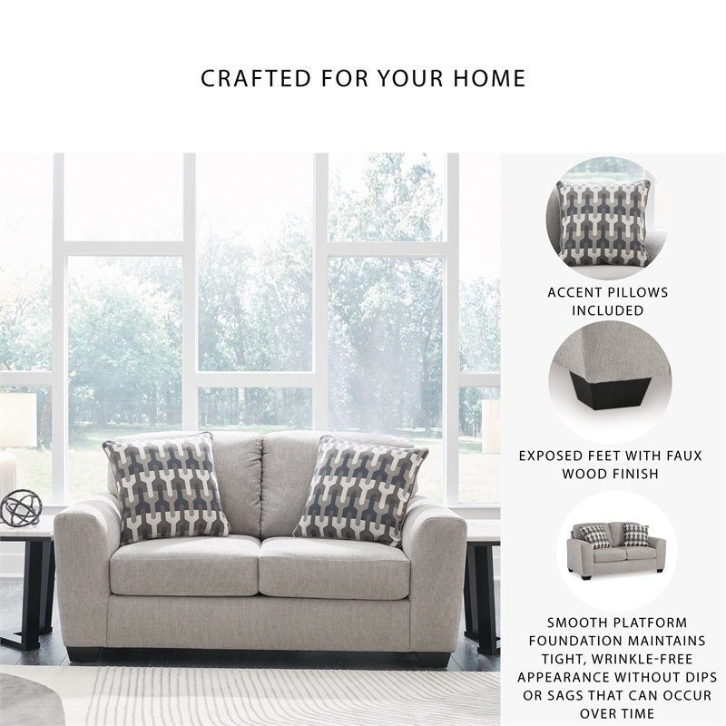 Signature Design by Ashley Avenal Park Flannel Loveseat