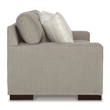 Signature Design by Ashley Maggie Flax Loveseat with Decorative Accent Pillows