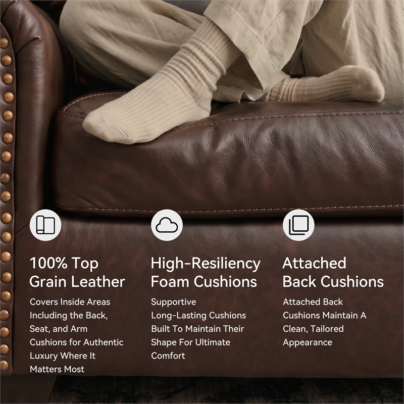 Signature Design by Ashley Colleton Dark Brown Loveseat