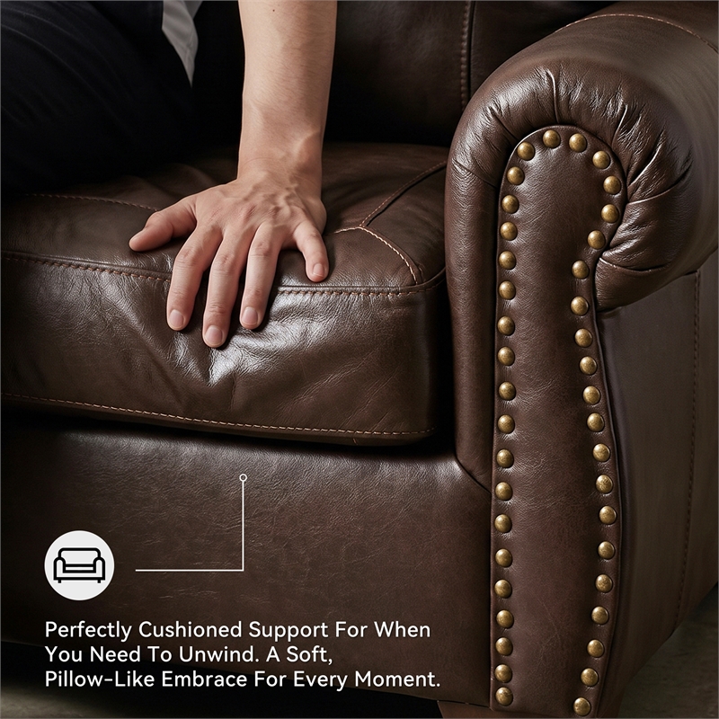 Signature Design by Ashley Colleton Dark Brown Loveseat