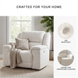 Signature Design by Ashley Keensburg Off White Oversized Power Recliner