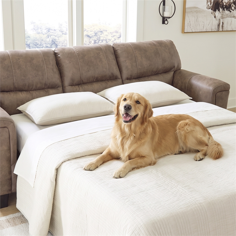 Signature Design by Ashley Navi Queen Sofa Sleeper in Brown