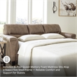 Signature Design by Ashley Navi Queen Sofa Sleeper in Brown