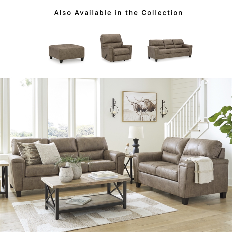 Signature Design by Ashley Navi Queen Sofa Sleeper in Brown