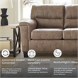 Signature Design by Ashley Navi Queen Sofa Sleeper in Brown