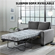 Ashley Furniture Rannis Pewter Twin Sofa Sleeper