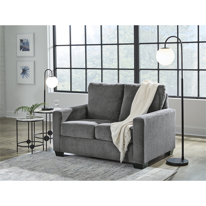 Ashley Furniture Rannis Pewter Twin Sofa Sleeper