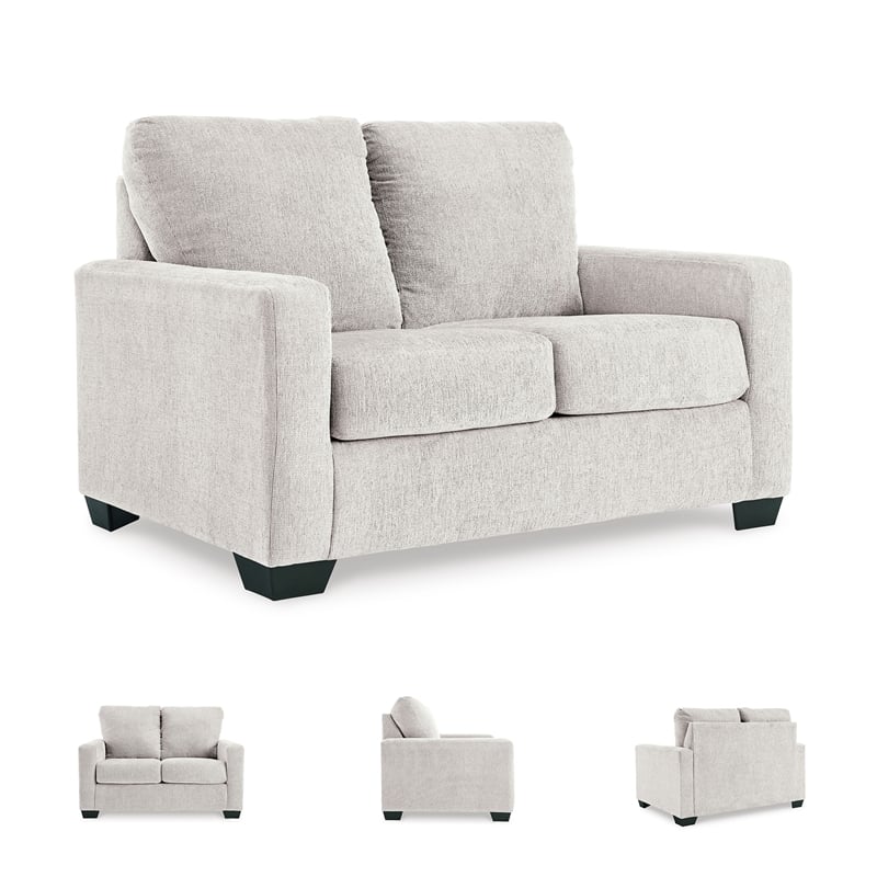 Signature Design by Ashley Rannis White Twin Sofa Sleeper