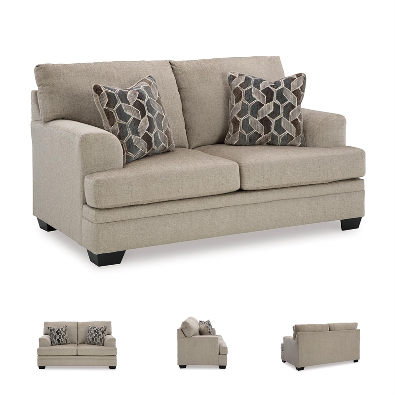 Signature Design by Ashley Stonemeade Brown Loveseat