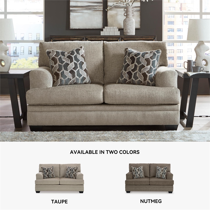 Signature Design by Ashley Stonemeade Brown Loveseat