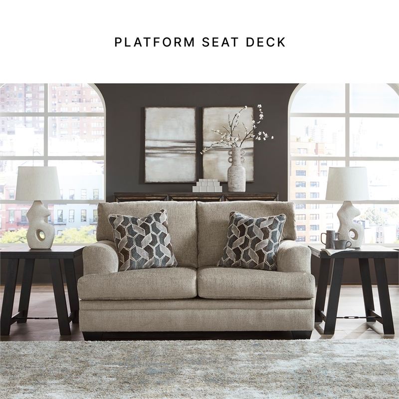 Signature Design by Ashley Stonemeade Brown Loveseat