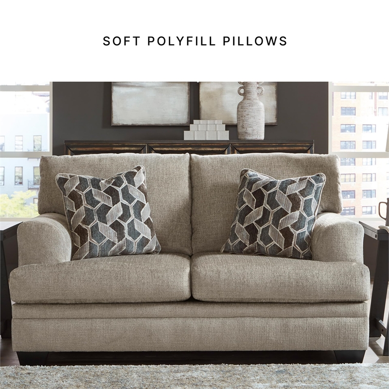 Signature Design by Ashley Stonemeade Brown Loveseat