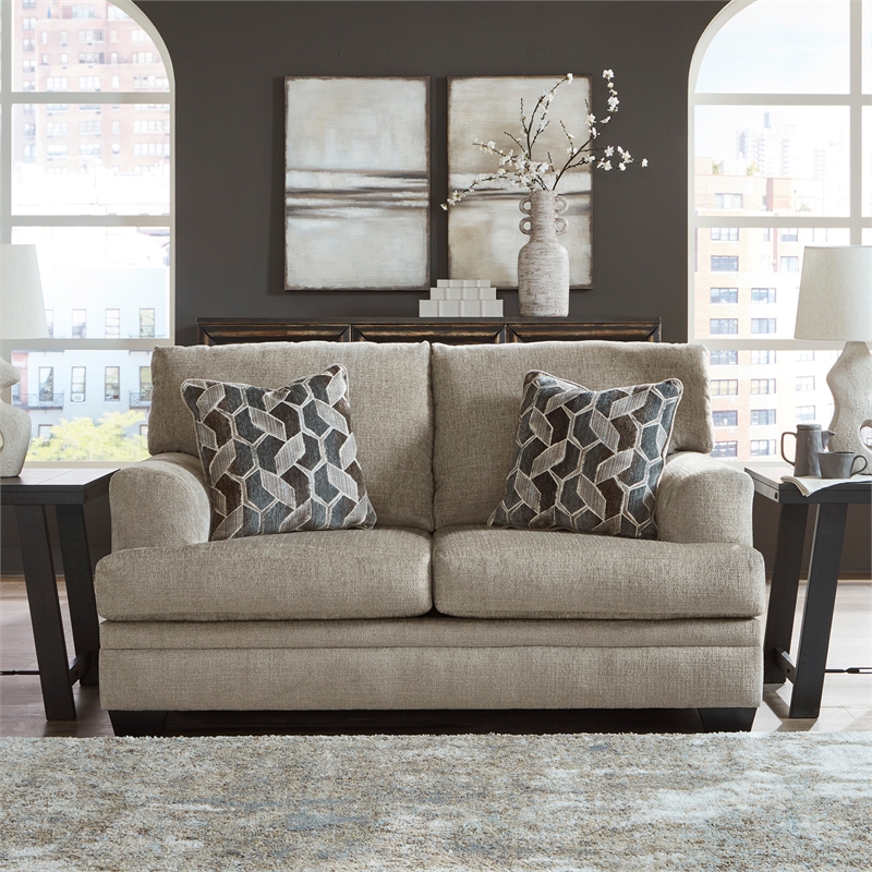 Signature Design by Ashley Stonemeade Brown Loveseat