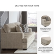Signature Design by Ashley Stonemeade Brown Loveseat