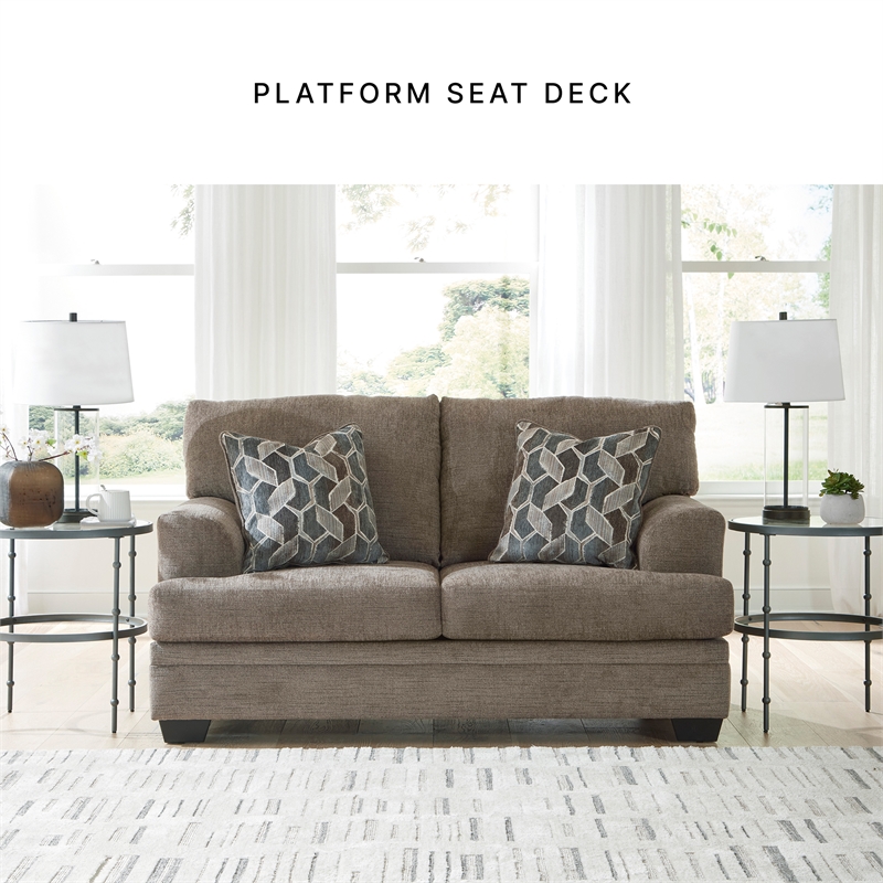 Signature Design by Ashley Stonemeade Beige Loveseat