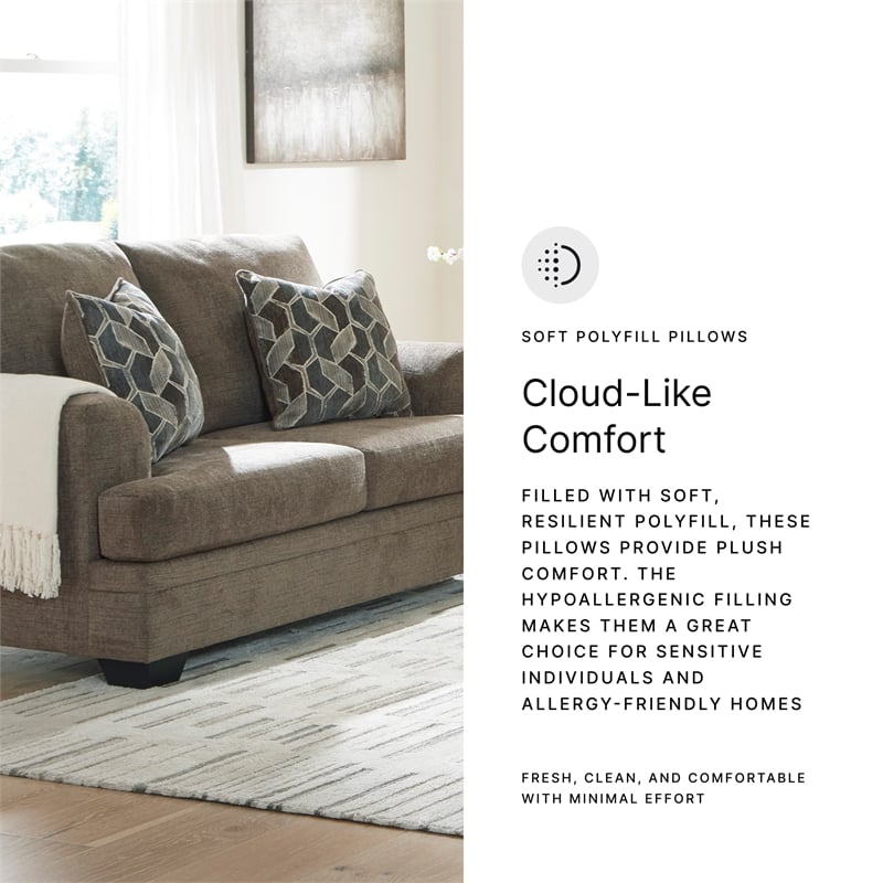 Signature Design by Ashley Stonemeade Beige Loveseat
