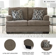 Signature Design by Ashley Stonemeade Beige Loveseat