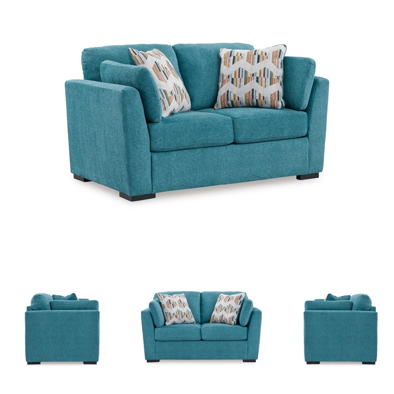 Signature Design by Ashley Keerwick Blue Loveseat