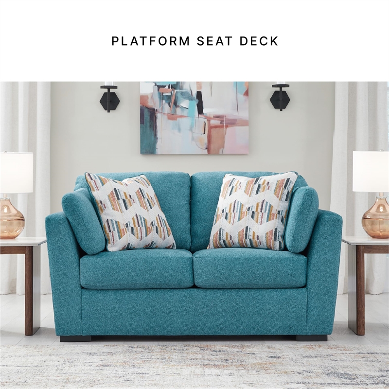 Signature Design by Ashley Keerwick Blue Loveseat