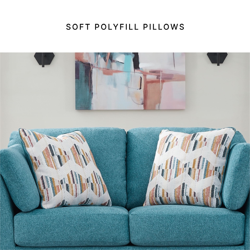 Signature Design by Ashley Keerwick Blue Loveseat