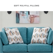 Signature Design by Ashley Keerwick Blue Loveseat