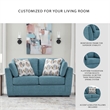 Signature Design by Ashley Keerwick Blue Loveseat