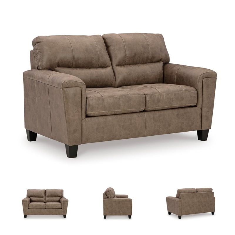 Signature Design by Ashley Navi Fossil Loveseat