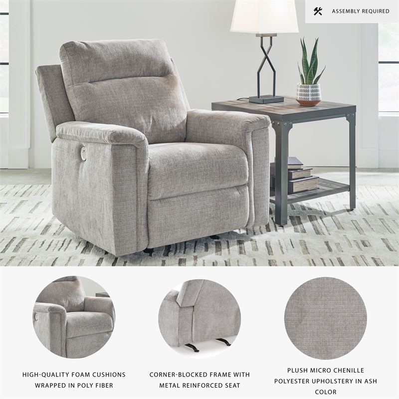 Signature Design by Ashley Barnsana Ash Power Recliner