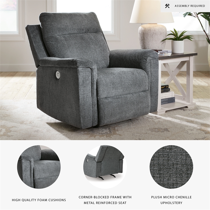 Signature Design by Ashley Barnsana Gray Power Recliner
