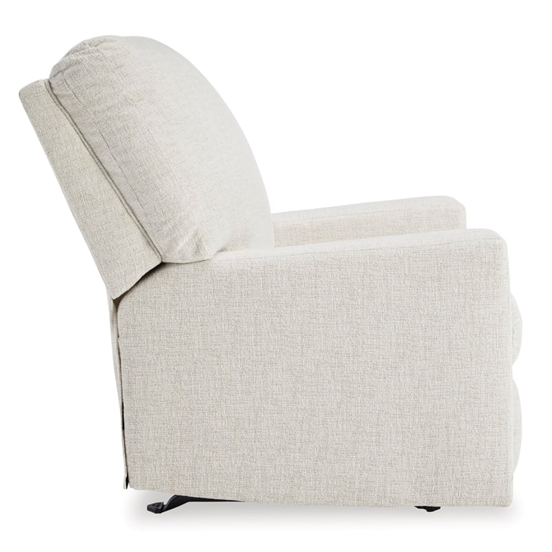 Signature Design by Ashley Rannis Snow Recliner with Pull Tab Reclining Motion