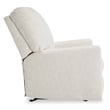 Signature Design by Ashley Rannis Snow Recliner with Pull Tab Reclining Motion