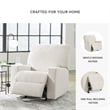 Signature Design by Ashley Rannis Snow Recliner with Pull Tab Reclining Motion