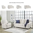 Signature Design by Ashley Rannis Snow Recliner with Pull Tab Reclining Motion