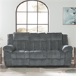 Signature Design by Ashley Tip-Off Slate Power Reclining Sofa