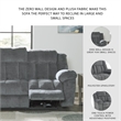 Signature Design by Ashley Tip-Off Slate Power Reclining Sofa