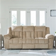 Signature Design by Ashley Tip-Off Wheat Power Reclining Sofa