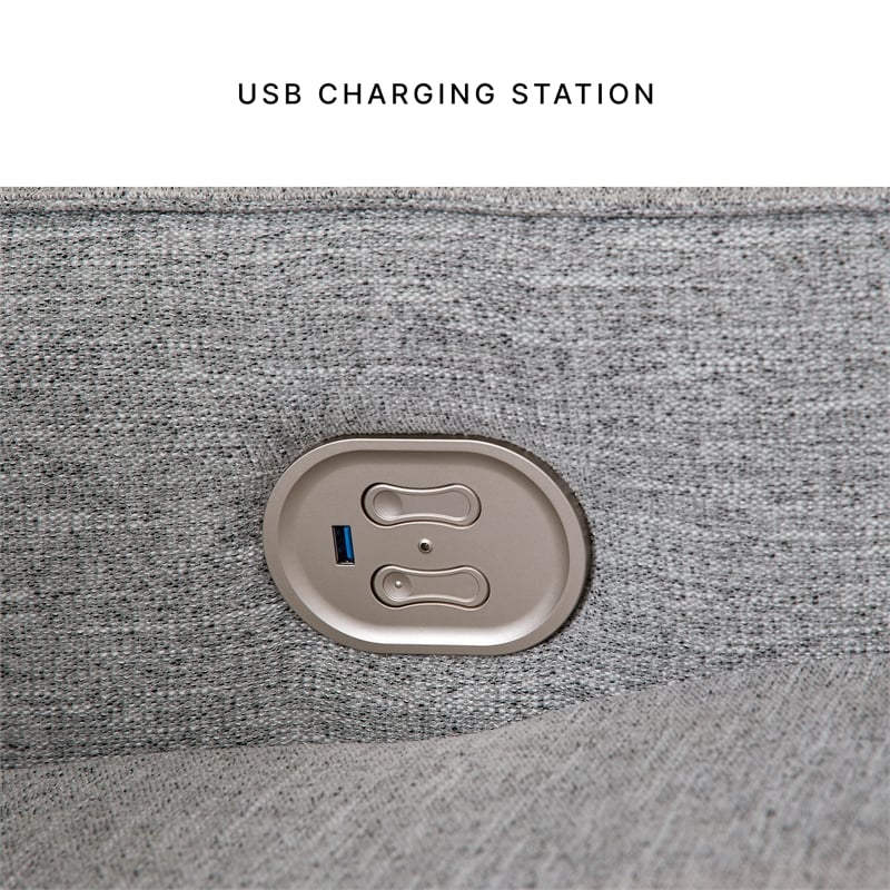 Signature Design by Ashley Biscoe Pewter Power Reclining Sofa