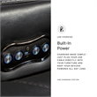 Signature Design by Ashley Caveman Den Black Power Reclining Sofa