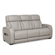 Signature Design by Ashley Boyington Power Reclining Sofa in Gray